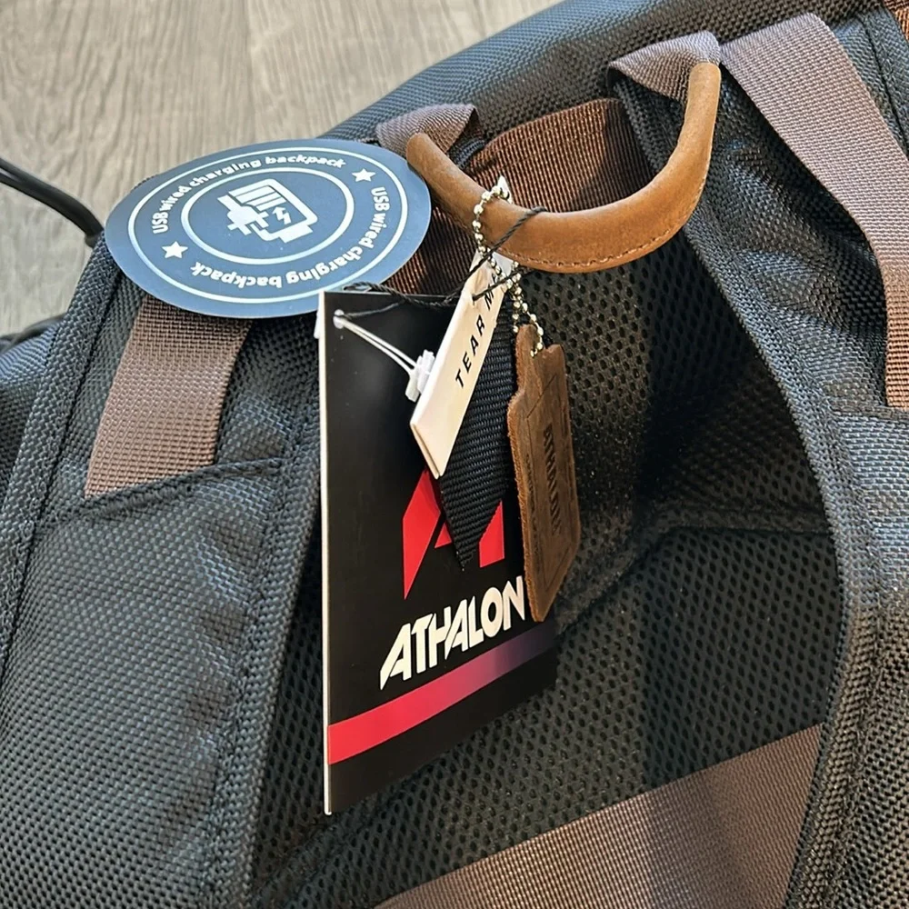 ATHALON | Men’s Leather Travel Backpack